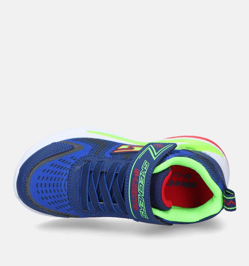Skechers S Light Tri-Nmaics Blauwe Sneakers voor jongens (335708)