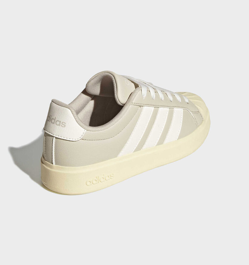 adidas Streettalk Baskets en Gris pour filles, gar&ccedil;ons (366715) - pour semelles orthop&eacute;diques