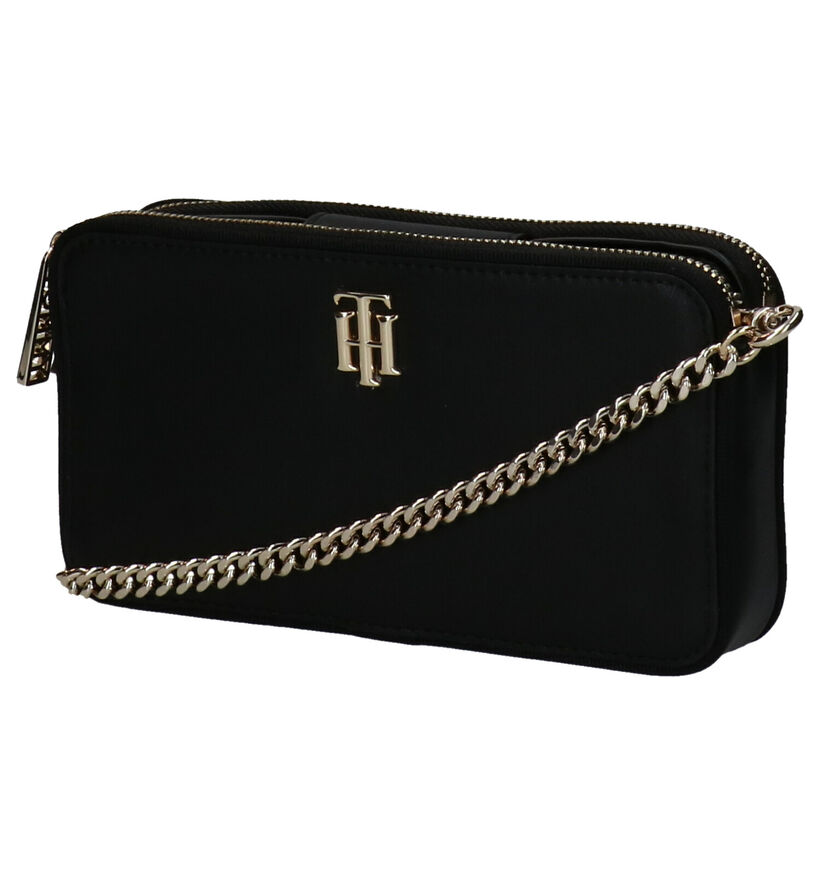 Tommy Hilfiger Sac porté croisé en Noir en cuir (276512)