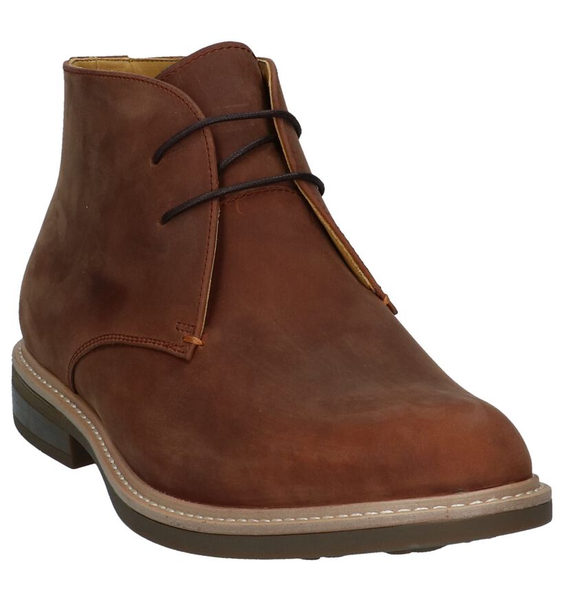 Steptronic Gloucester Hoge Schoenen Cognac in leer (241075)