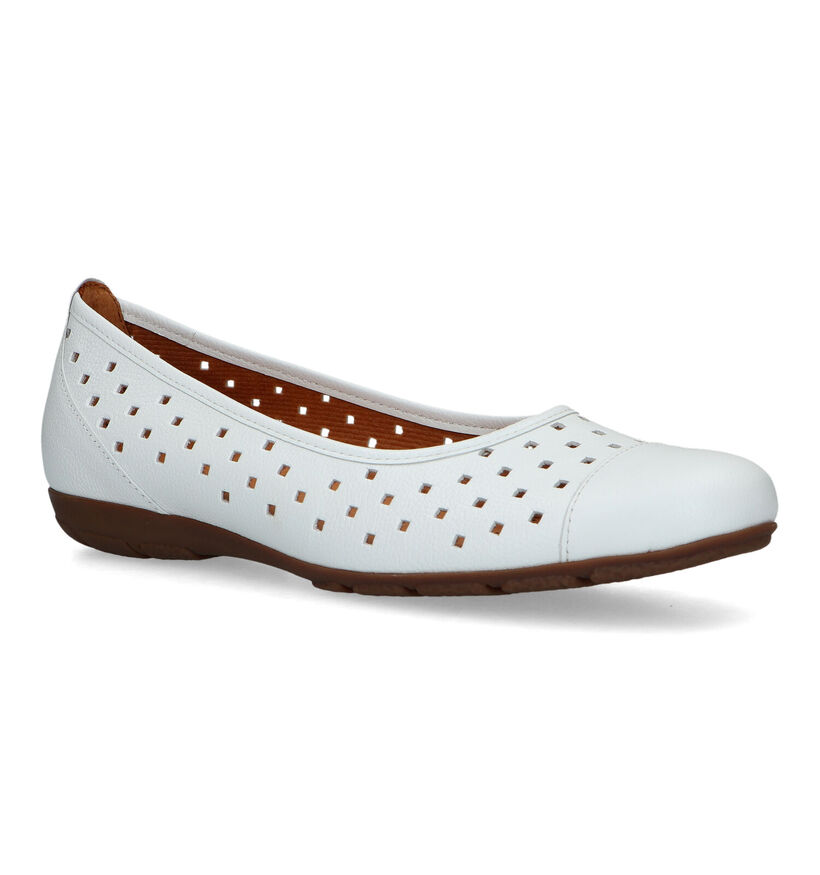 Gabor Hovercraft Ballerines en Blanc pour femmes (319470)