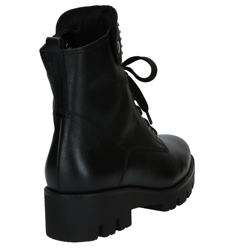 Gabor OptiFit Bottines en Noir en cuir (282295)