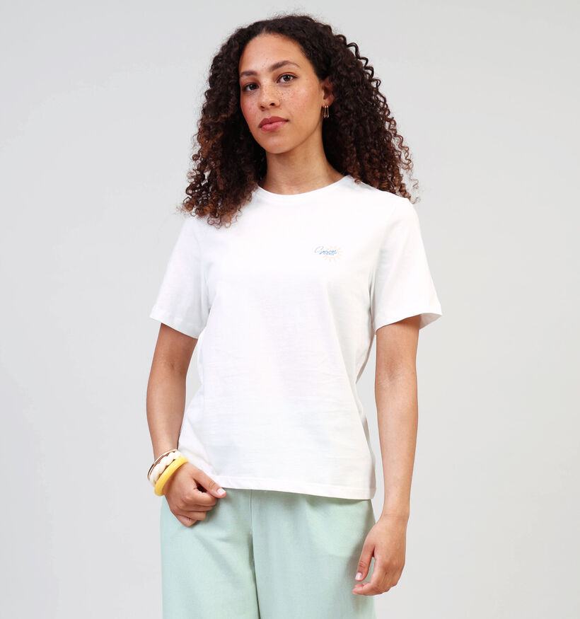Vila Witte T-shirt voor dames (361405)