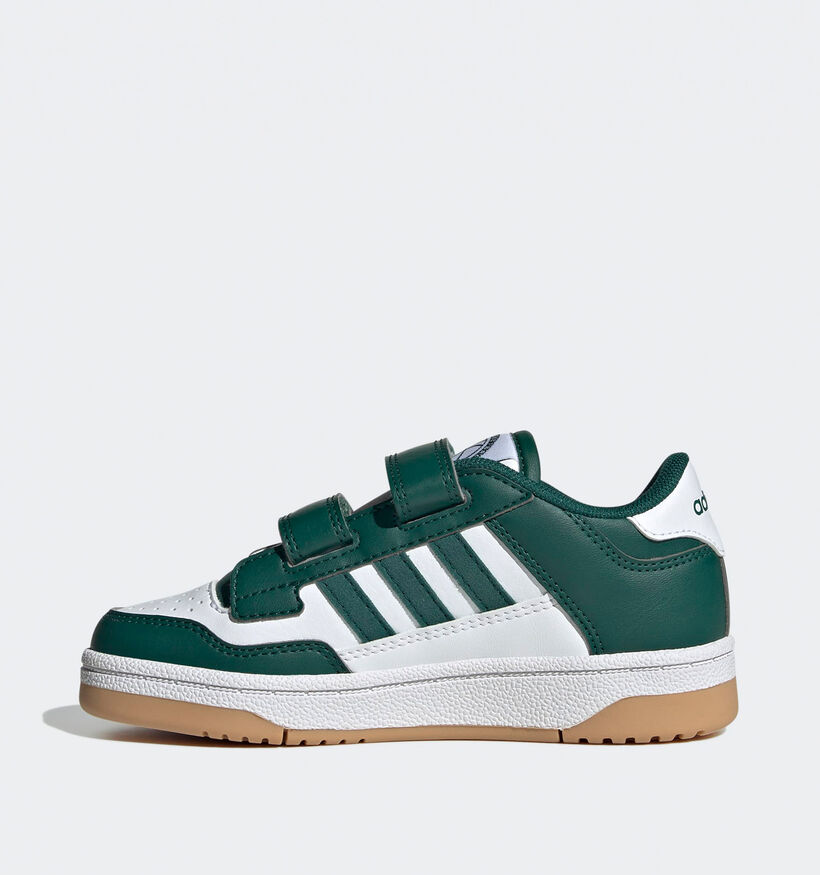 adidas Rapic Court Wit/Groene Sneakers voor jongens, meisjes (359670) - geschikt voor steunzolen