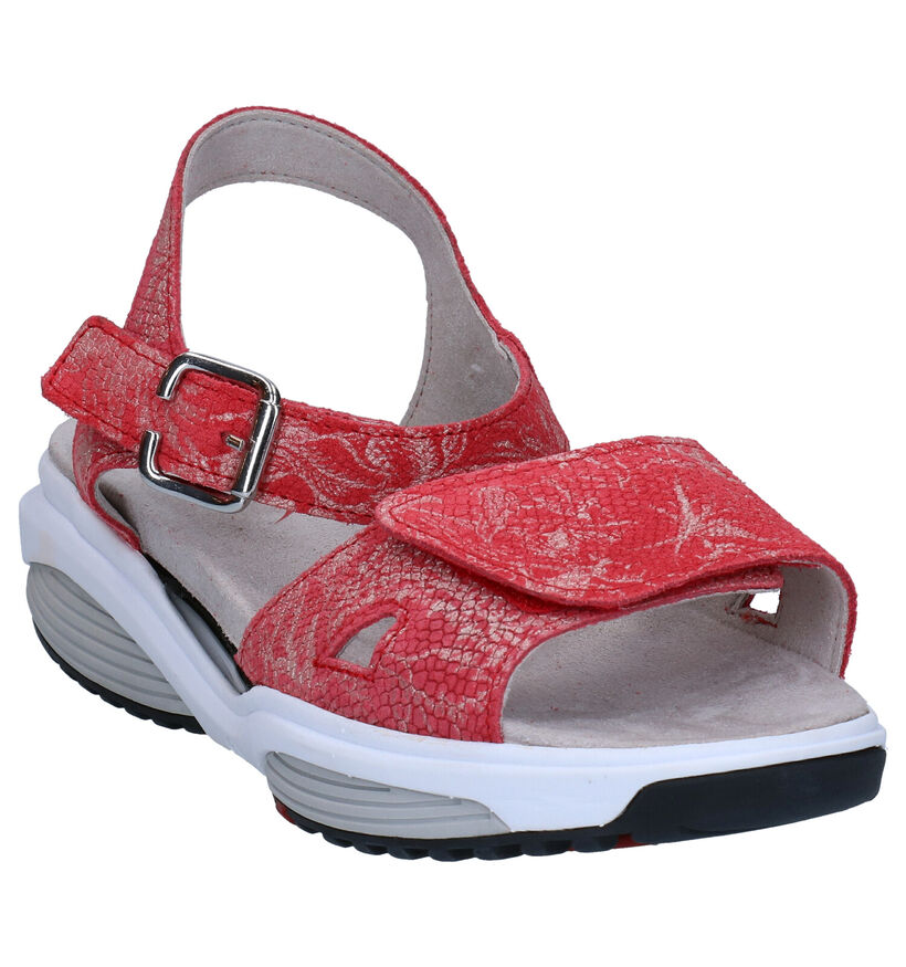 Rode Sandalen Xsensible Syros in leer (246718)