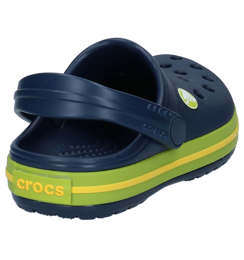 Crocs Crocband Nu-pieds en Bleu pour filles, garçons (324203)