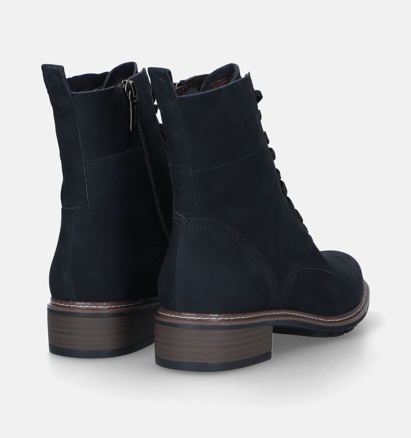 Tamaris Boots à lacets en Bleu foncé pour femmes (342212) - pour semelles orthopédiques