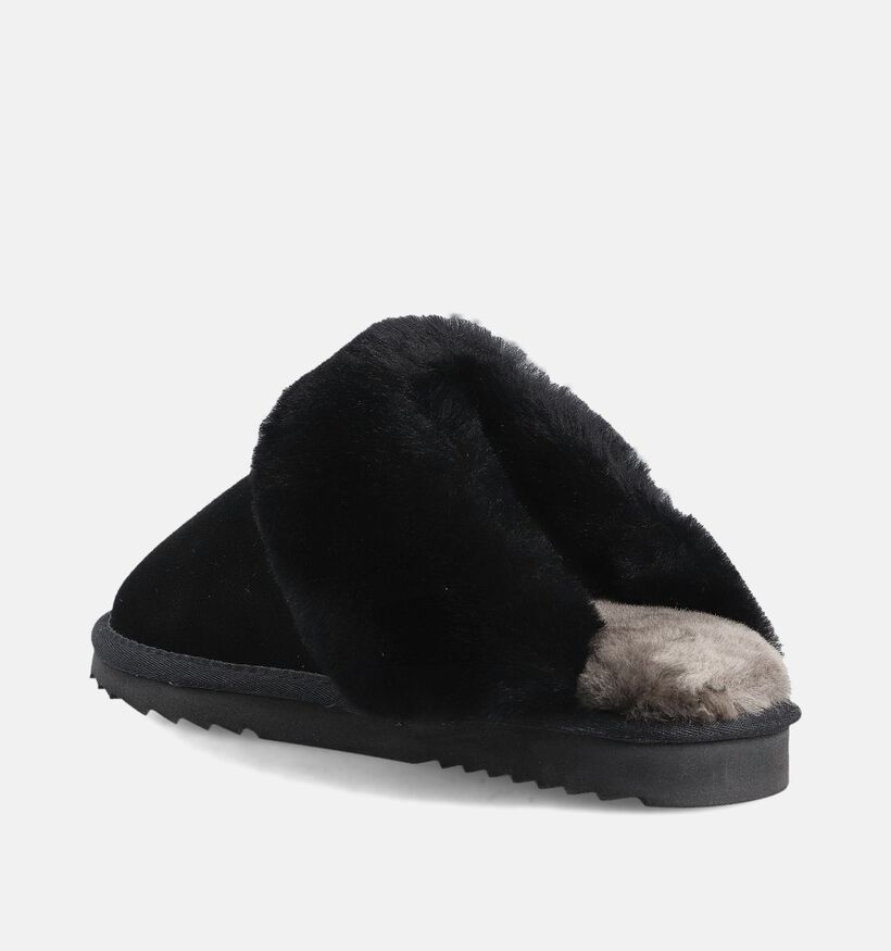 Flurry Pantoufles ouvertes en Noir pour femmes (362522)