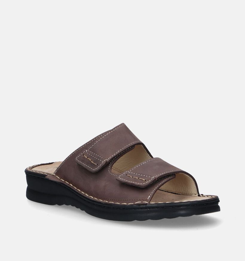 Rohde Nu-pieds casual en Brun foncé pour hommes (250734) - pour semelles orthopédiques