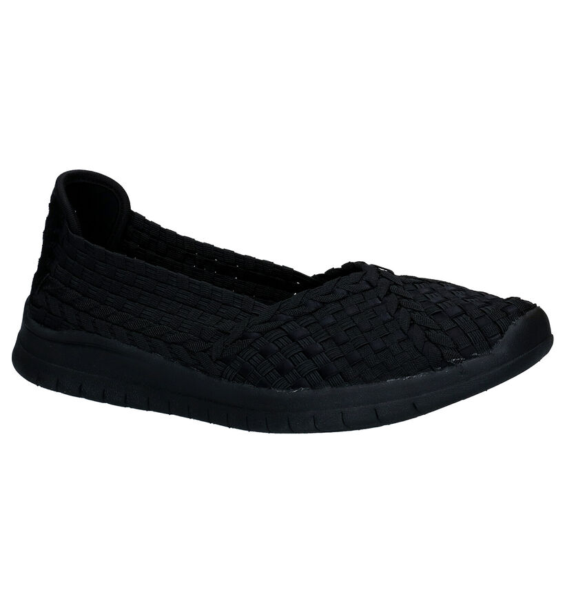 Skechers Pureflex Zwarte Instappers in stof (292196)