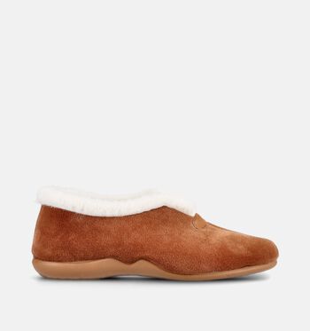 Comfort Plus Pantoffels Cognac/Bruin