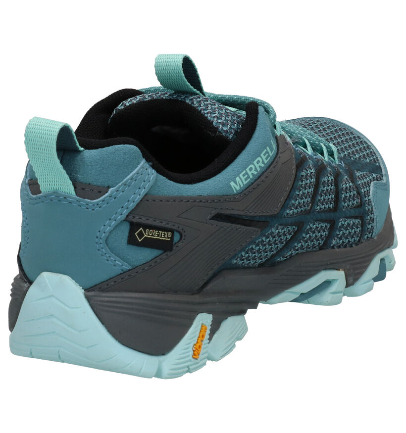 Merrell Moab Chaussures de randonnée en Turquoise en cuir (274857)