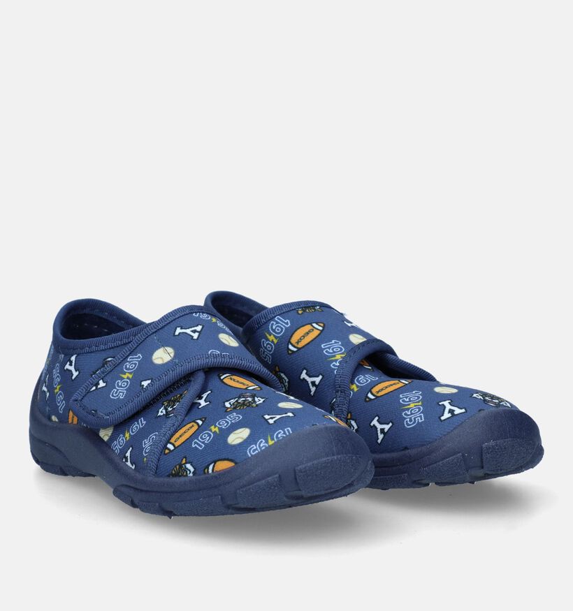 Geox Nymel Blauwe Pantoffels voor jongens (330052)