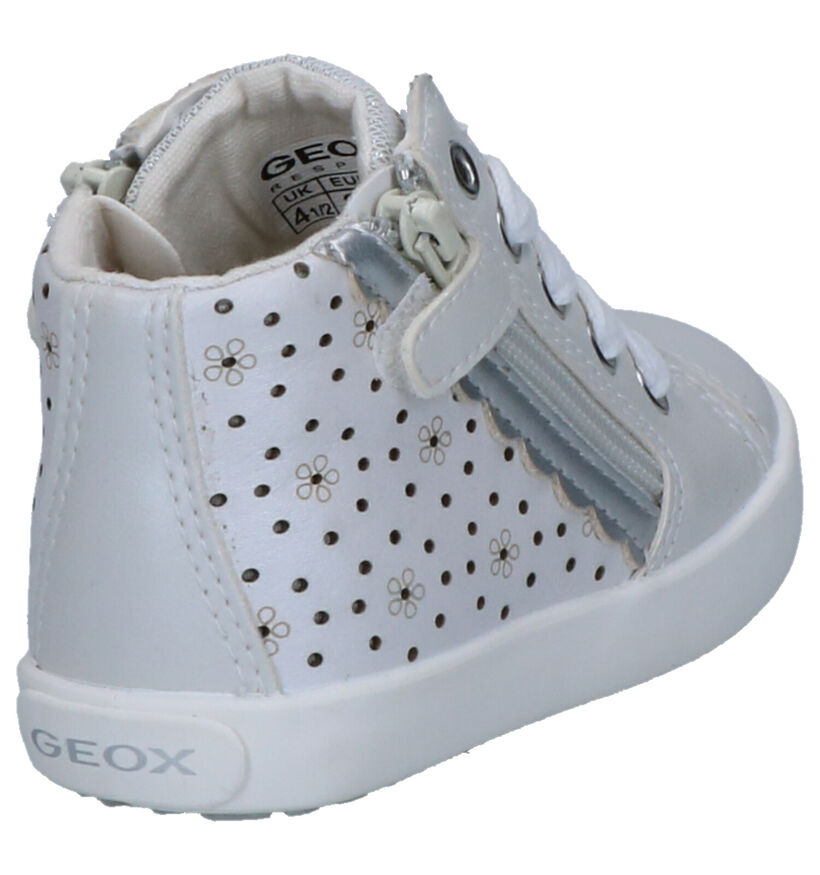 Geox Chaussures hautes en Blanc en cuir (265772)