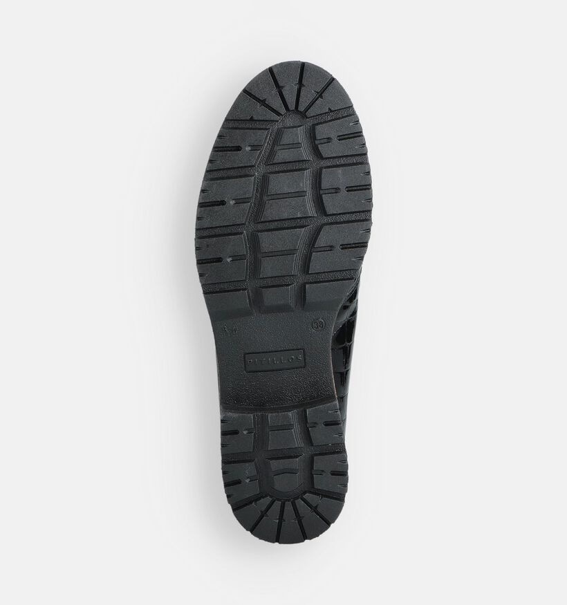 Pitillos Zwarte Veterboots voor dames (365527) - geschikt voor steunzolen