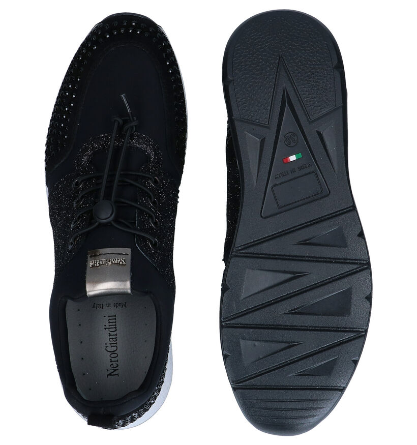 NeroGiardini Zwarte Slip-on Sneakers in kunstleer (278972)
