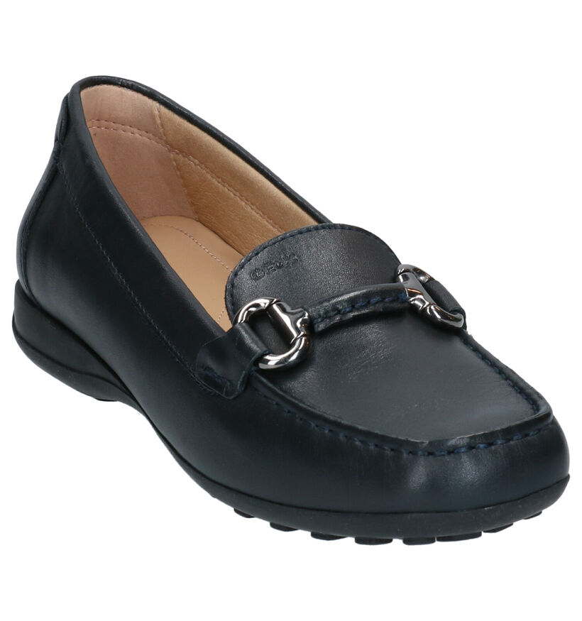 Geox Blauwe Mocassins in leer (266862)