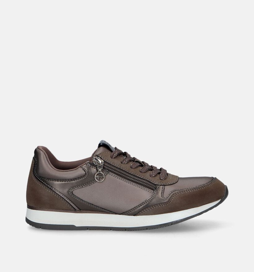 Tamaris Baskets casual en Vert kaki pour femmes (344826) - pour semelles orthopédiques