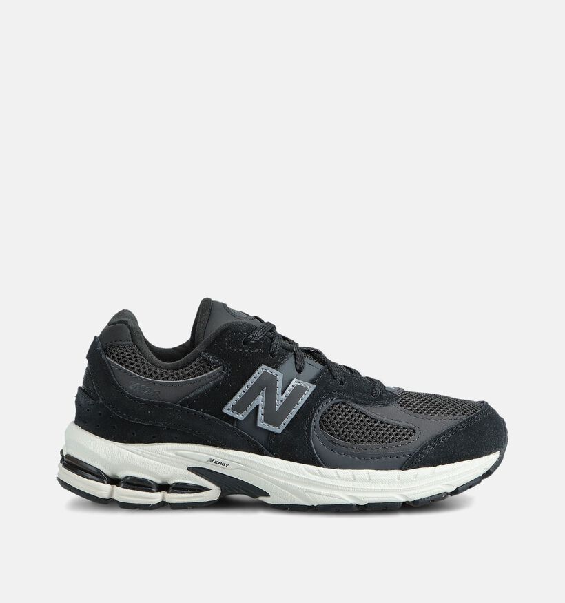 New Balance 2002 Baskets en Noir pour filles, garçons (366176) - pour semelles orthopédiques