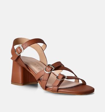 Laurent David Sandalen Cognac