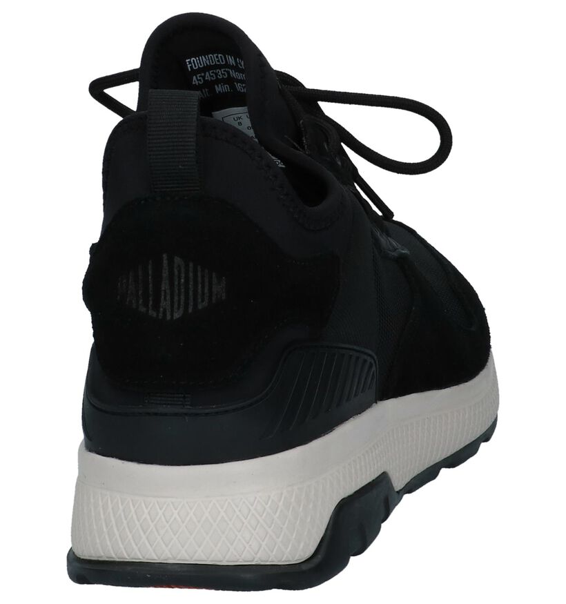 Zwarte Lage Sneakers Palladium Axeon Army R in stof (225419)