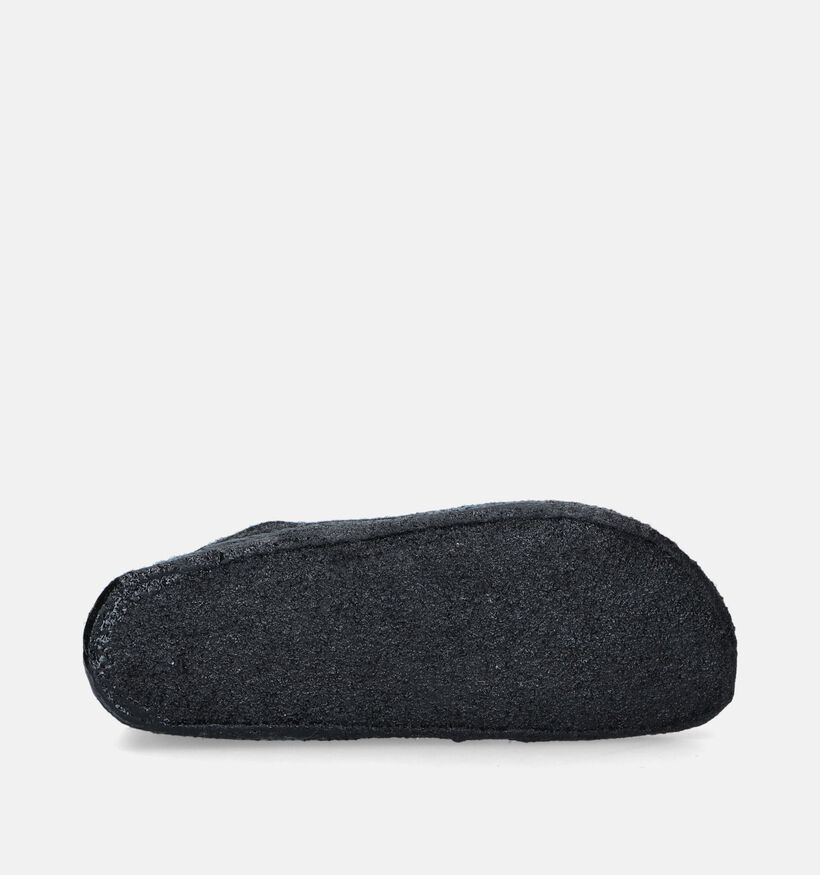 Birkenstock Andermatt Shearling Pantoufles montantes en Gris pour hommes (344037)