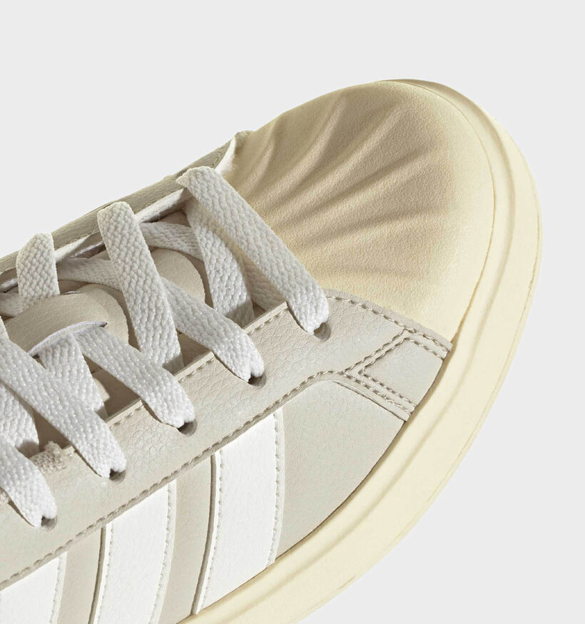 adidas Streettalk Baskets en Gris pour filles, gar&ccedil;ons (366715) - pour semelles orthop&eacute;diques