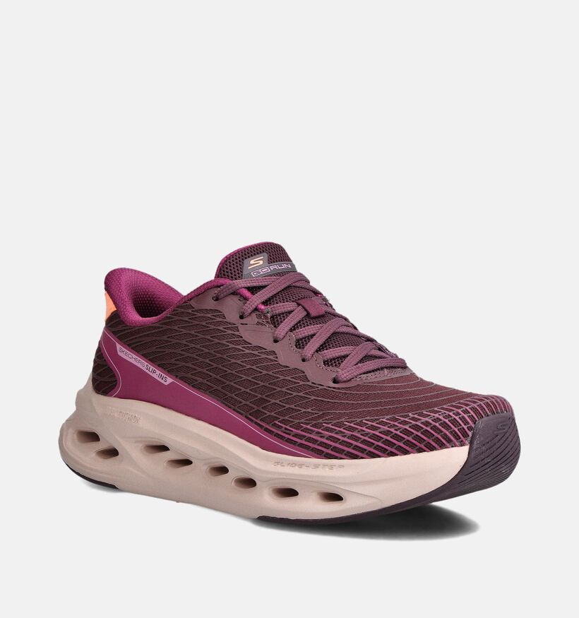 Skechers Max Cushioning Glide-Step Bordeaux Sportschoenen voor dames (359718) - geschikt voor steunzolen