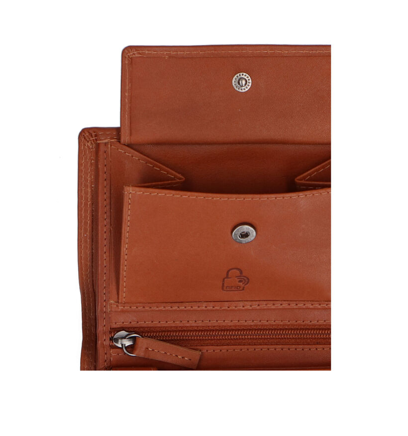 Euro-Leather Cognac Portefeuille voor heren (310404)