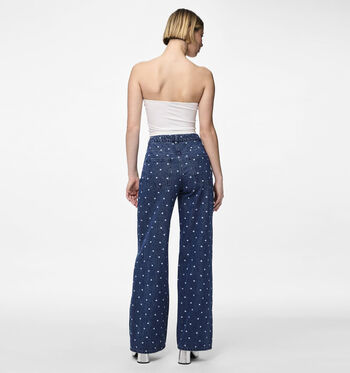 Pieces Jeans Blauw