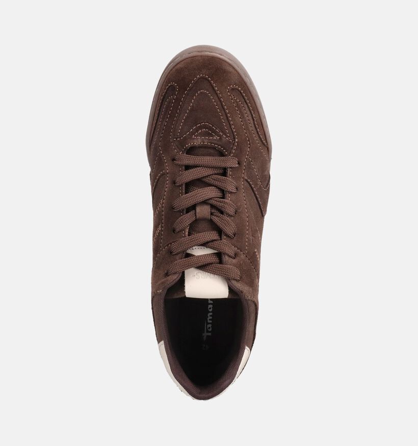 Tamaris Men Baskets en Brun fonc&eacute; pour hommes (378410) - pour semelles orthop&eacute;diques