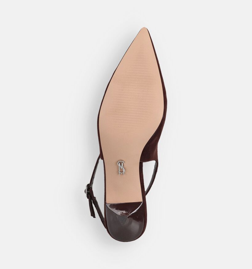 Steve Madden Korra Donkerbruine Slingbacks voor dames (373118)