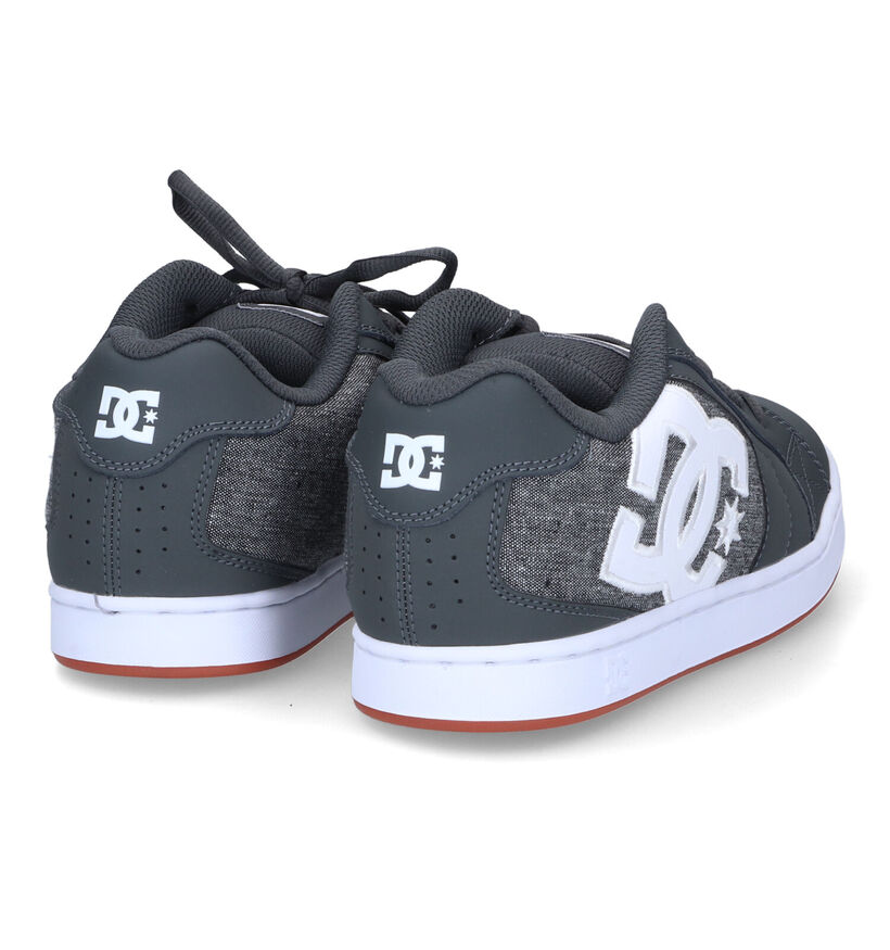 DC Shoes Net Baskets en Gris en cuir (303241)