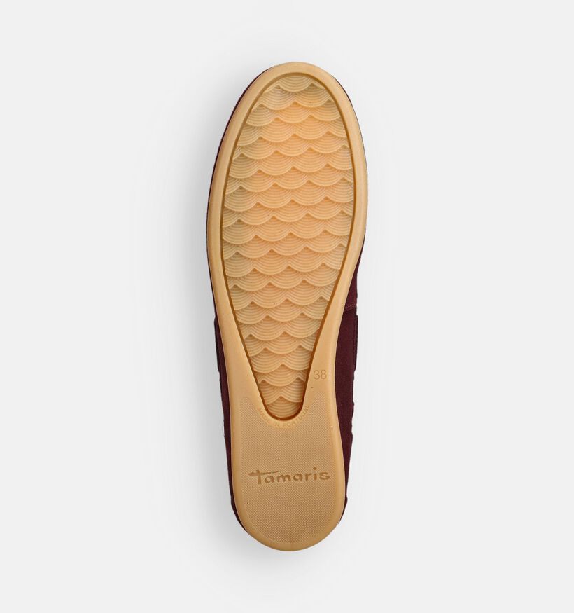 Tamaris Chaussures bateau en Bordeaux pour femmes (372879)