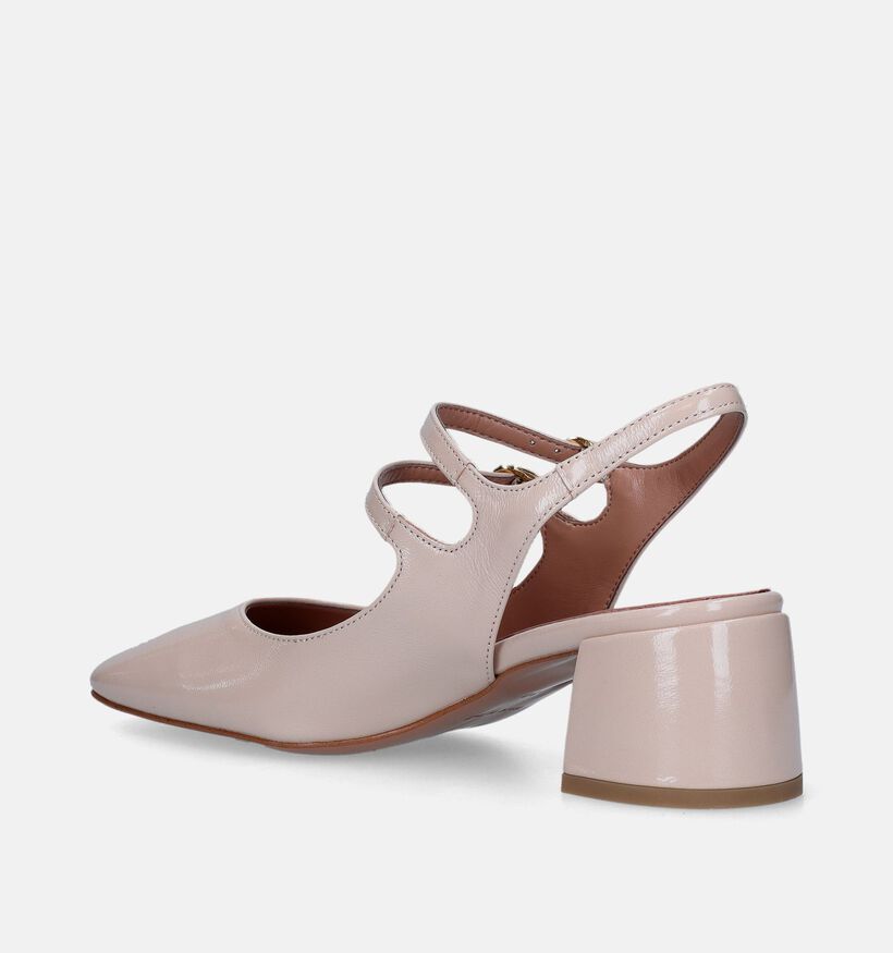 Les Autres Beige Slingback pumps voor dames (341196)