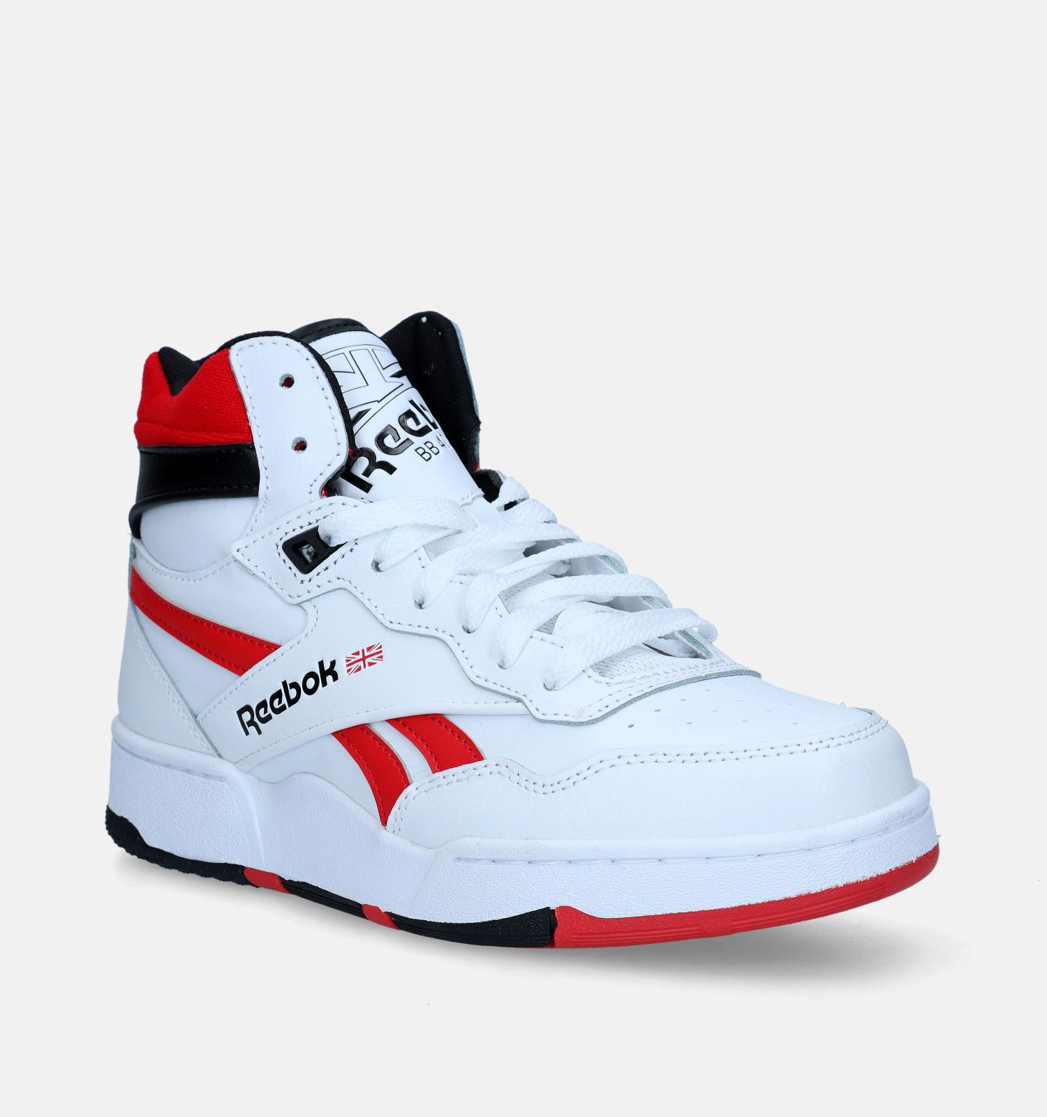 Reebok BB 4000 II Mid Witte Sneakers Jongens Meisjes Sneakers Online op TORFS.BE