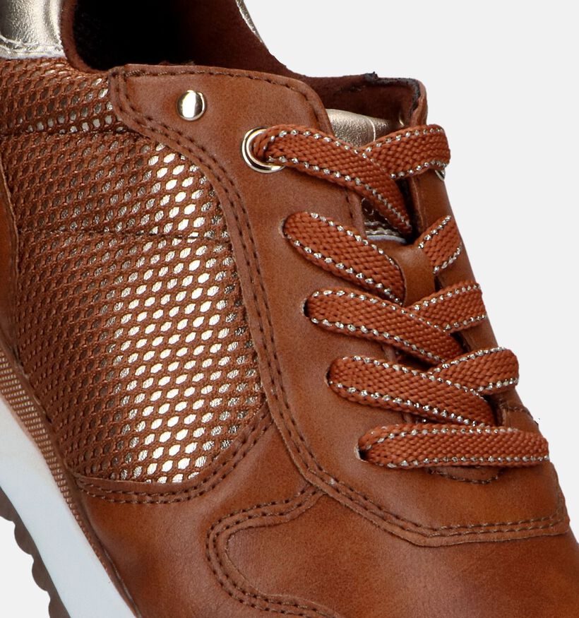 Marco Tozzi Baskets habillées en Cognac pour femmes (328403)