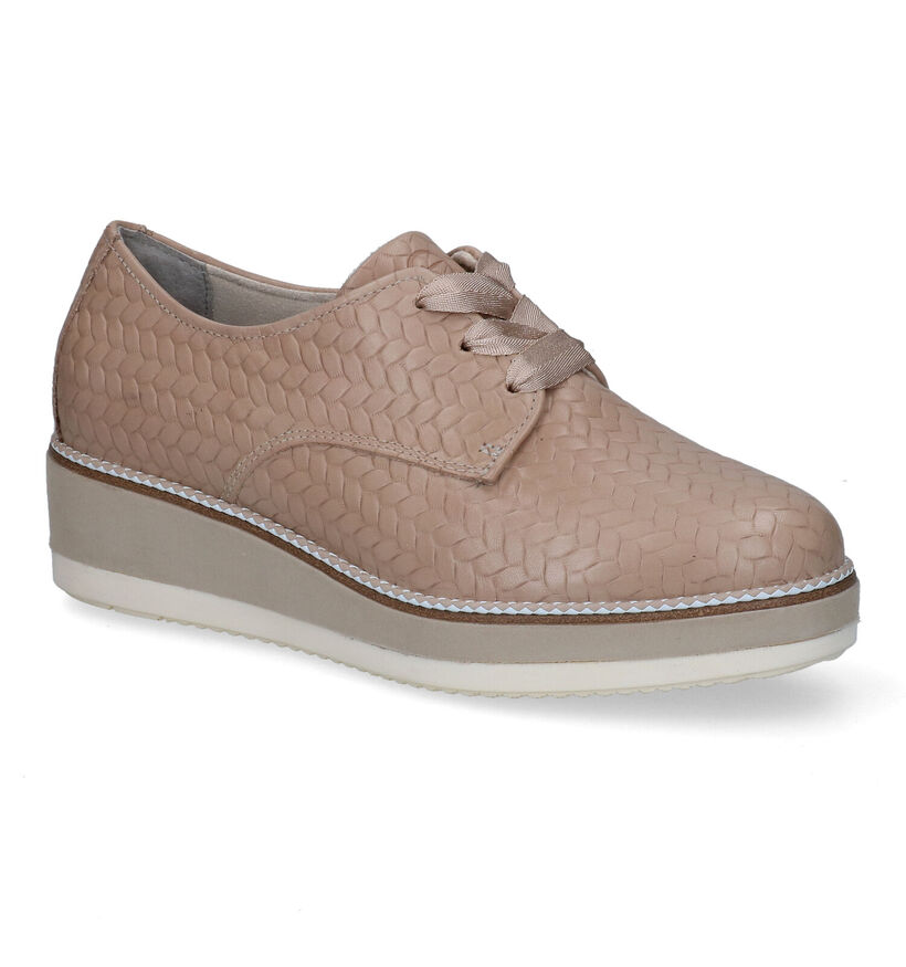 Tamaris Pure Relax Chaussures à lacets en Blanc en cuir (306359)