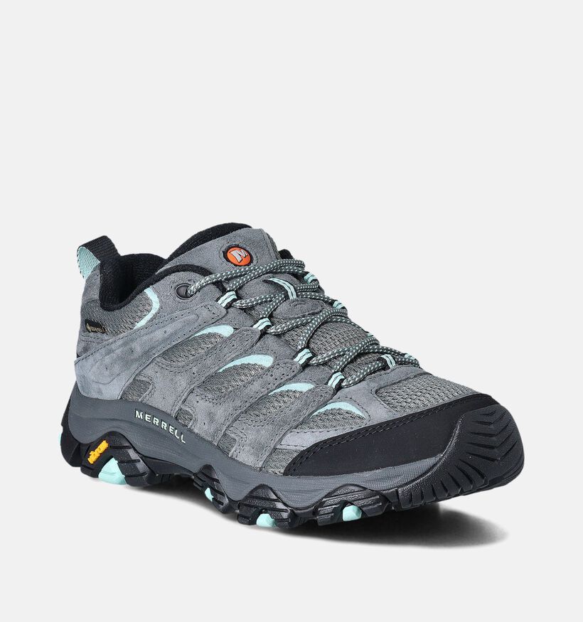 Merrell Moab 3 GTX Wandelschoenen Groen/Grijs voor dames (352494) - geschikt voor steunzolen