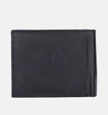 Euro-Leather Portemonnees Zwart/Bruin