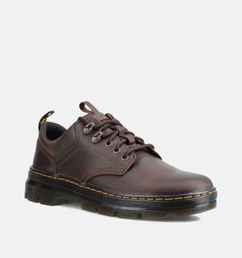 Dr. Martens Chaussures plates Noir/Marron/Dark Brown Crazy Horse