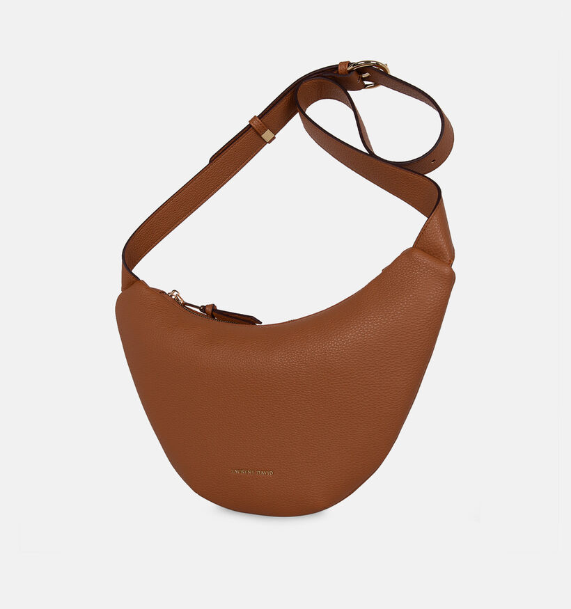 Laurent David Cognac Crossbodytas voor dames (381539)