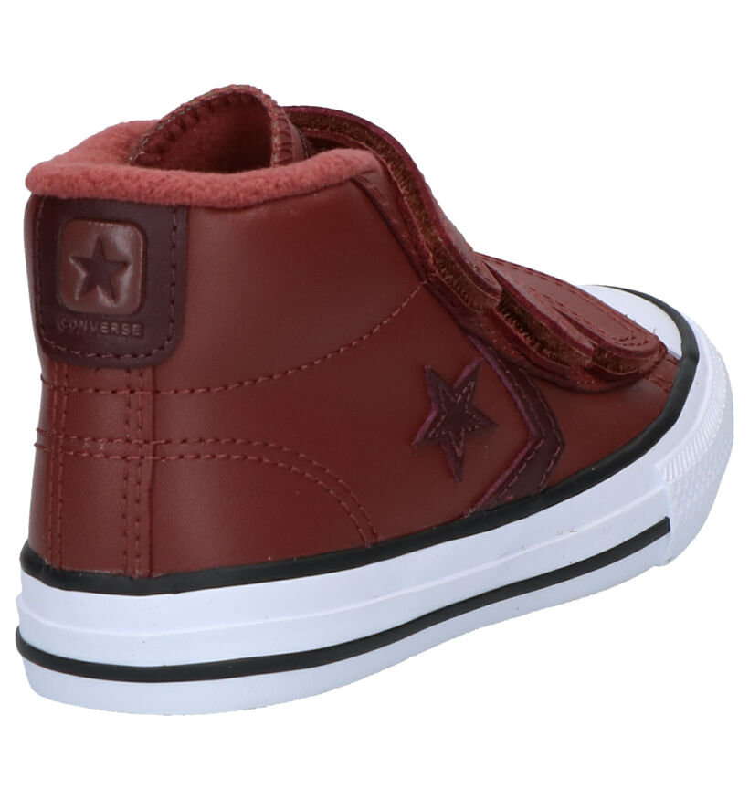 Converse Star Player Baskets en Brun en cuir (263510)