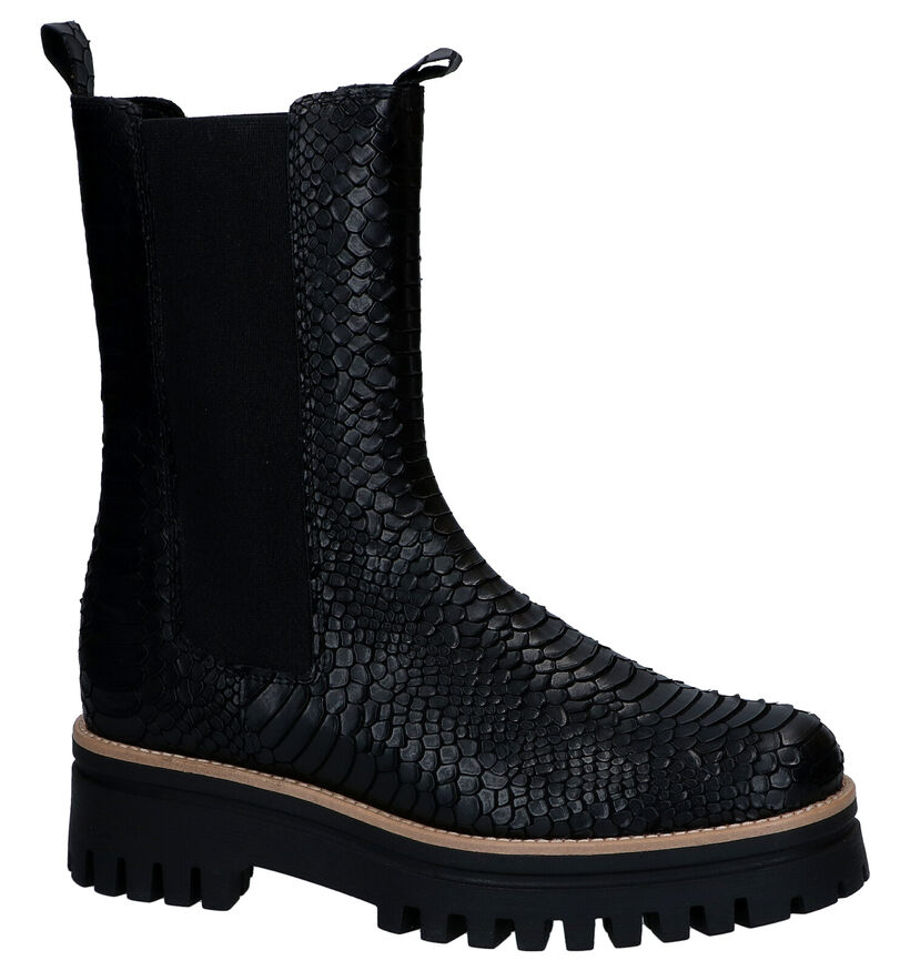 Sweet Lemon Bottines Chelsea en Noir en cuir (300309)