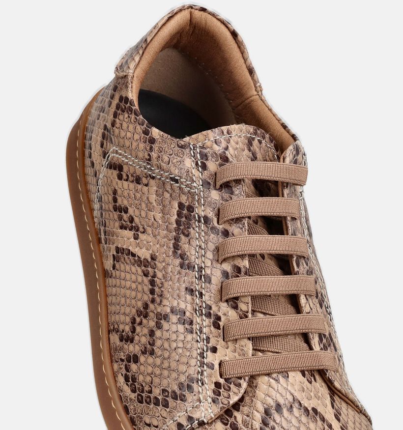 El Naturalista Origin Snake Chaussures &agrave; lacets en Marron pour femmes (372223) - pour semelles orthop&eacute;diques