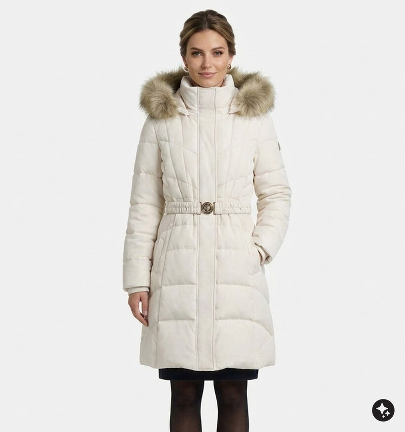 Guess Manteau Long en Beige pour femmes (381037)
