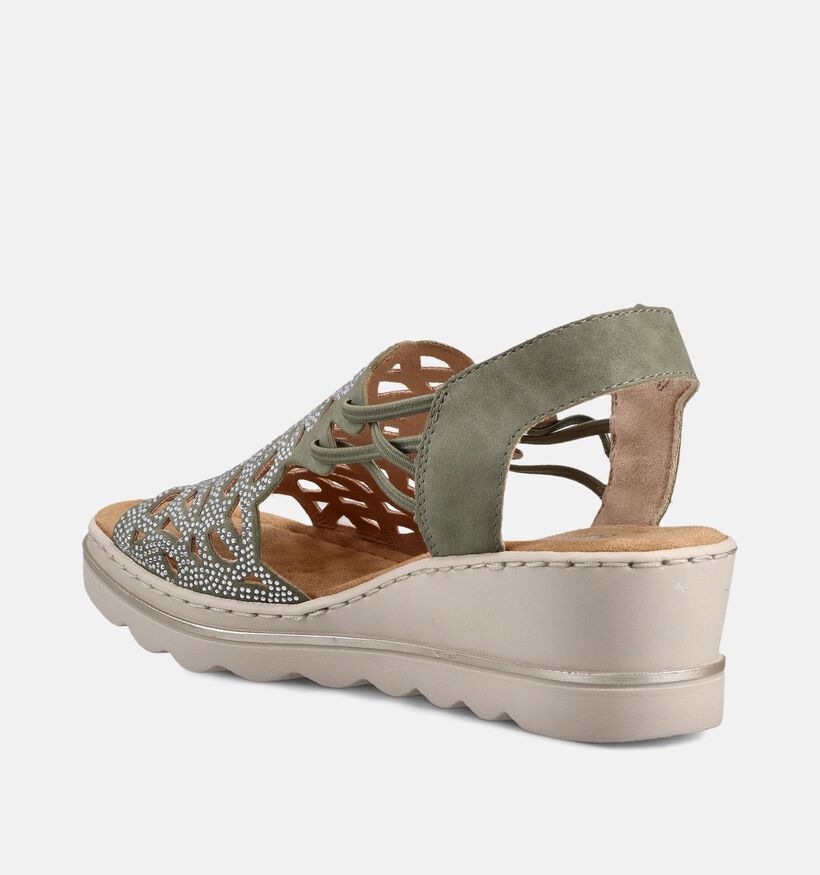 Rieker Kaki Sandalen voor dames (370416)