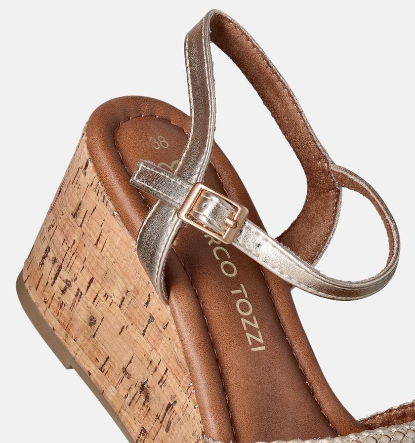 Marco Tozzi Sandalen Goud voor dames (357215)