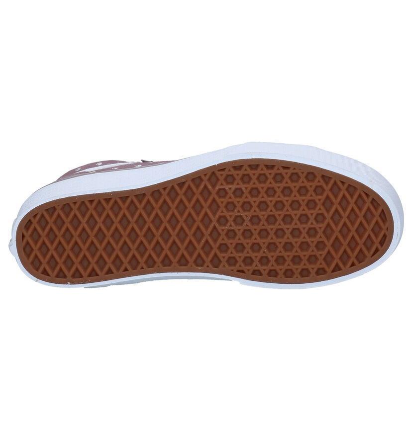 Vans Filmore Hi Platform Roze Sneakers in daim (294279)