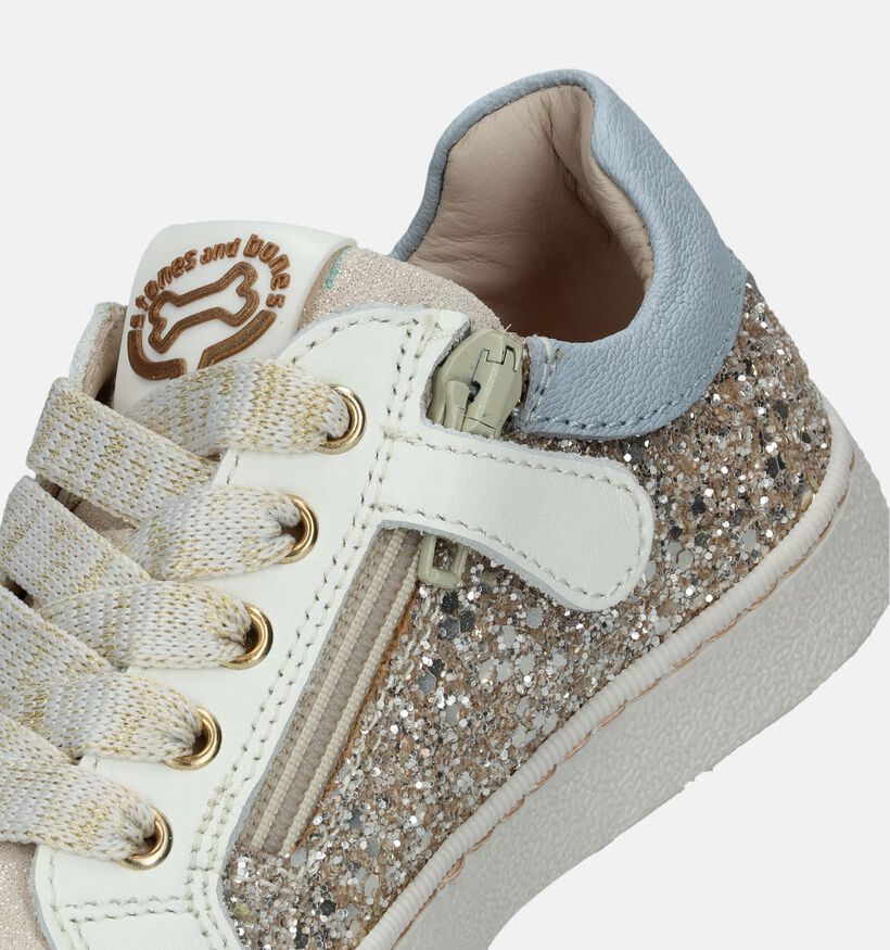 STONES and BONES Ravid Beige Sneakers voor meisjes (336513) - geschikt voor steunzolen